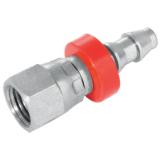 JIC Swivel Female 37° Cone x Push In Straight